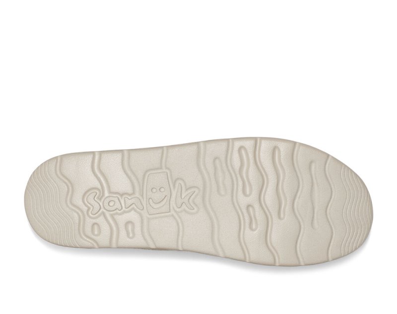 Beige Sanuk Hi Bro Lite Hemp Slip On Men's Sidewalk Surfers | 59ZFOVLMS