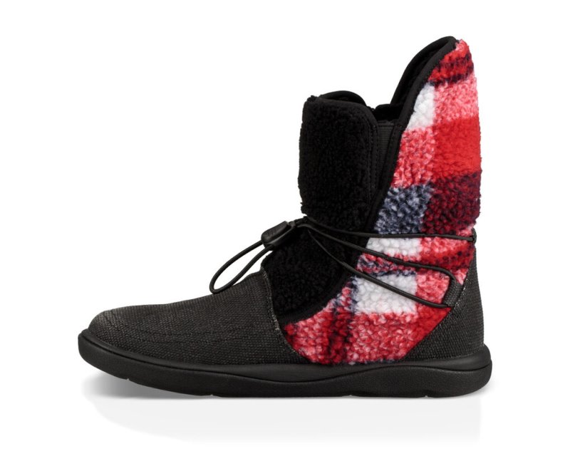 Black Sanuk Tripper Flurry Women's Boots | 24IPDMYNU