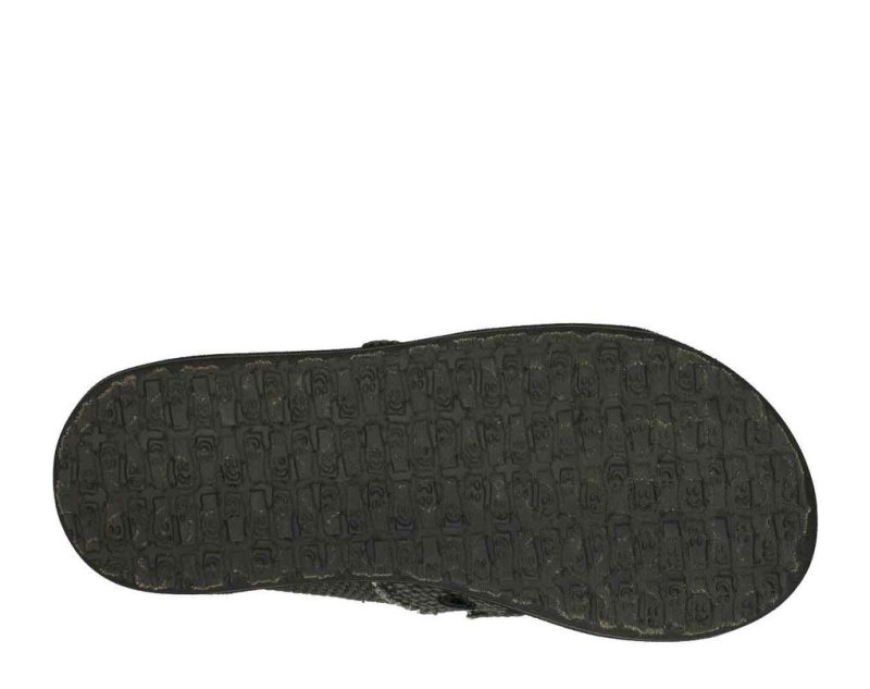 Black Sanuk Vagabond Kids' Sidewalk Surfers | 85SJCIRPD