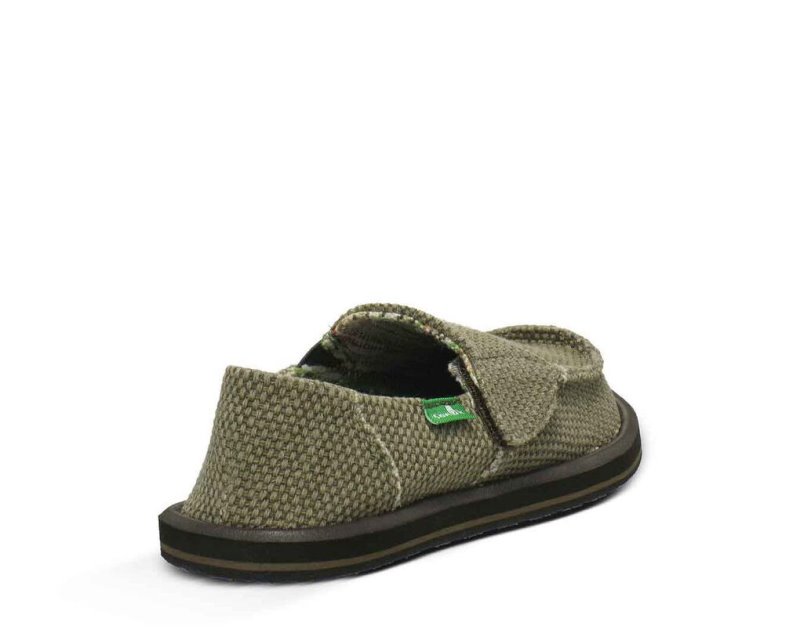 Brown Sanuk Vagabond Kids' Sidewalk Surfers | 38IKPXGZY