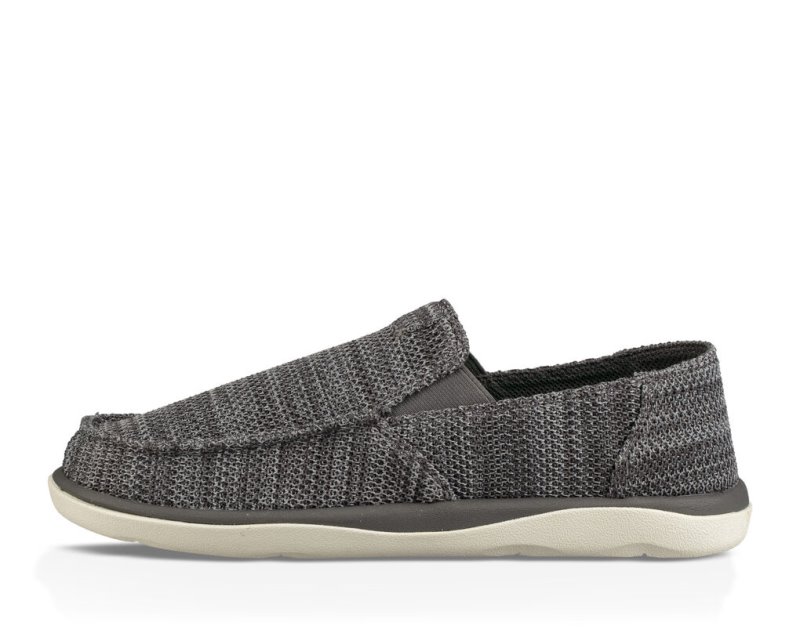 Grey Sanuk Mesh Vagabond Tripper Men's Sidewalk Surfers | 34EFUAVGR