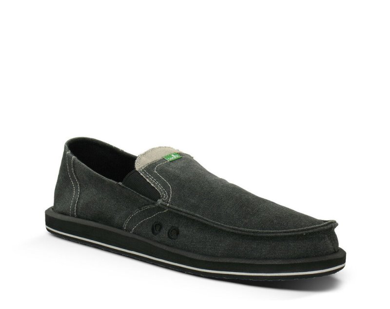 Grey Sanuk Pick Pocket Men's Shoes | 73KIMXASD