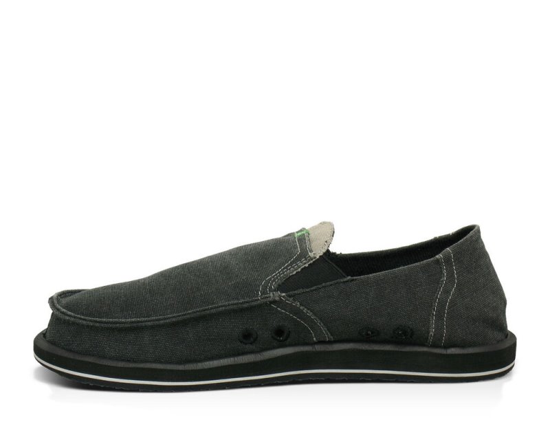 Grey Sanuk Pick Pocket Men's Shoes | 73KIMXASD