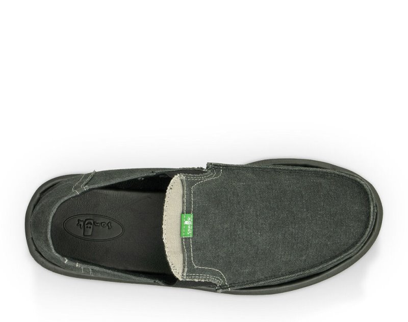 Grey Sanuk Pick Pocket Men's Shoes | 73KIMXASD