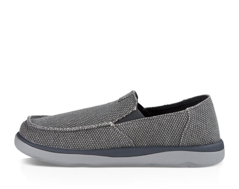 Grey Sanuk Vagabond Tripper Men's Sidewalk Surfers | 83RCGOSTJ