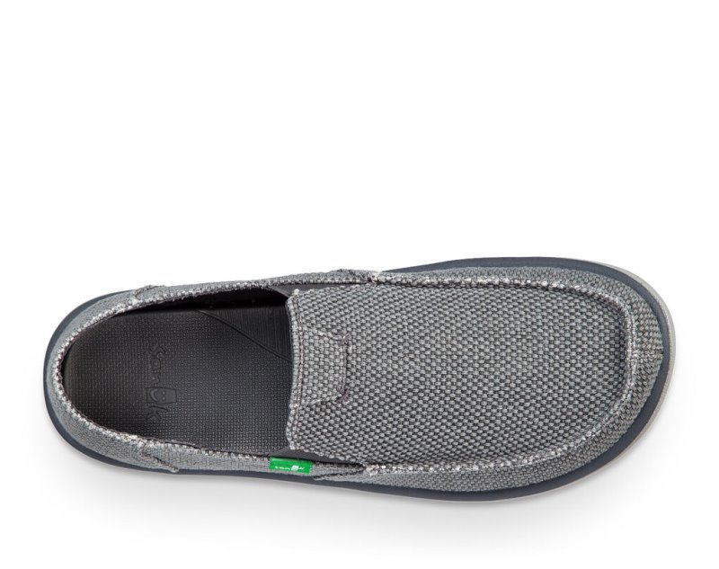 Grey Sanuk Vagabond Tripper Men's Sidewalk Surfers | 83RCGOSTJ