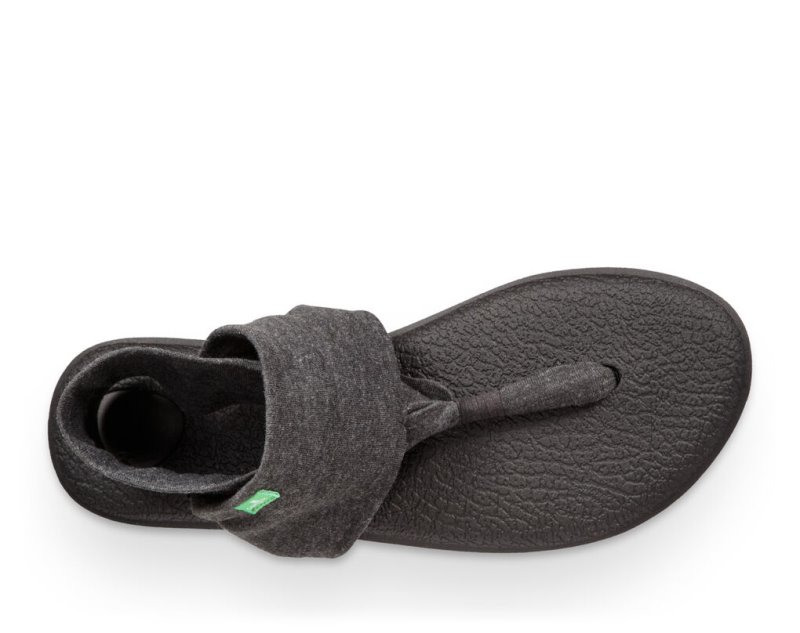 Grey Sanuk Yoga Sling 2 Women's Flip Flops | 65YJQMAHE