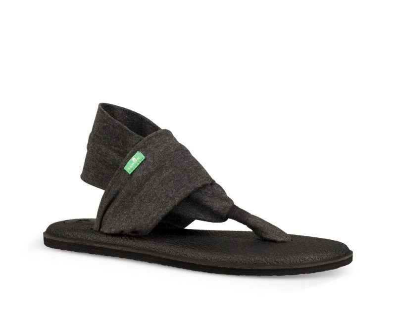 Grey Sanuk Yoga Sling 2 Women's Sandals | 52TAQESRU