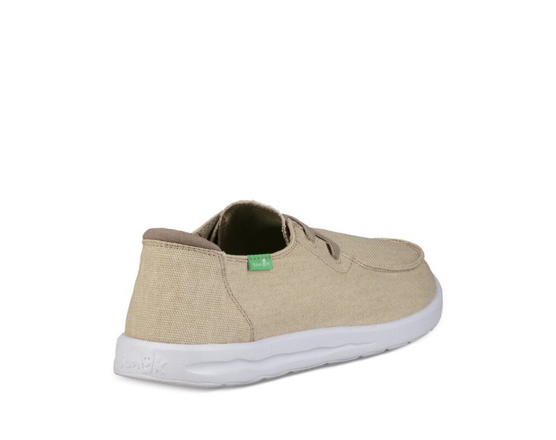 Khaki Sanuk Shaka Men's Shoes | 74TWRIQOK