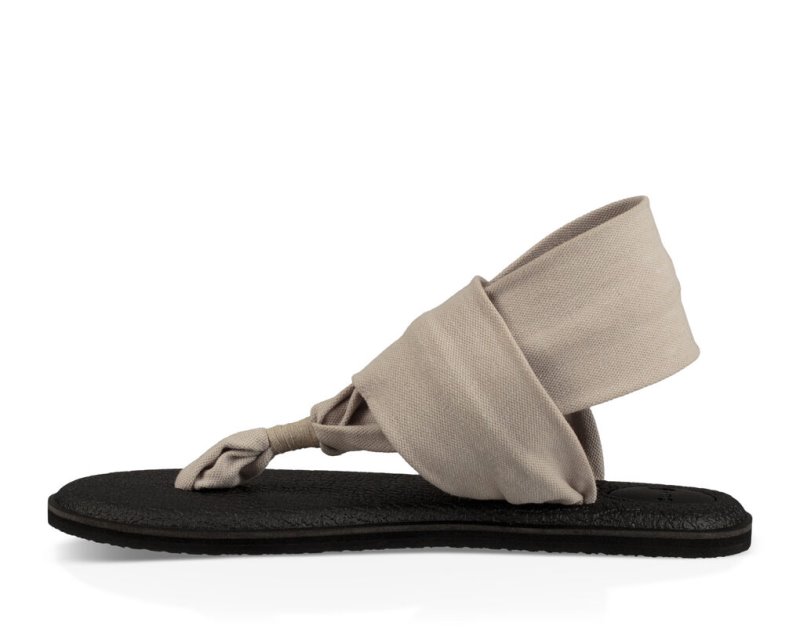 Light Beige Sanuk Yoga Sling 2 Light Women's Flip Flops | 90EJPHDZW