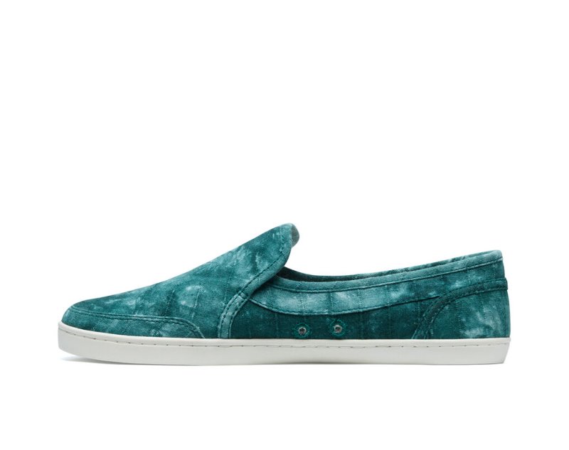 Turquoise Sanuk Pair O Dice Tie Dye Women's Shoes | 96VJHTQMZ