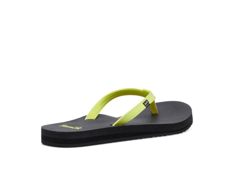 Yellow Sanuk Yoga Joy Women's Sandals | 90MSOAREL