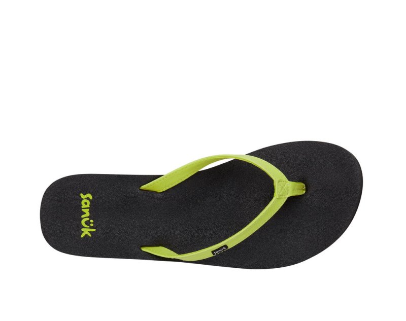 Yellow Sanuk Yoga Joy Women's Sandals | 90MSOAREL