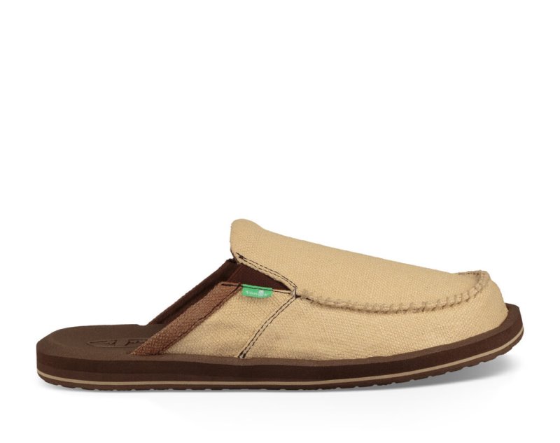 Brown Sanuk You Got My Back III Men's Shoes | 23FIHSCYV