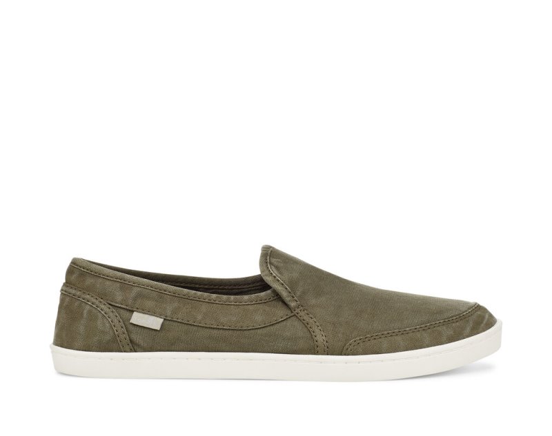 Green Sanuk Pair O Dice Slip On Women's Shoes | 03VRGABDF